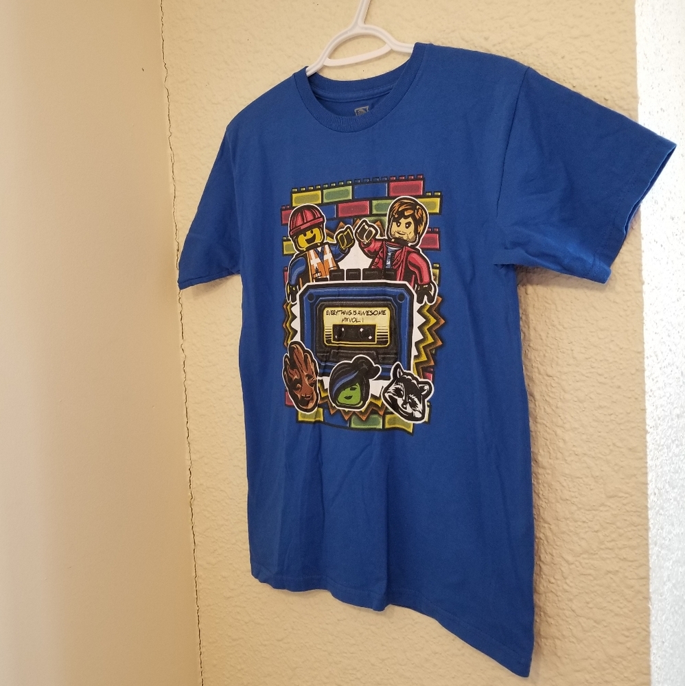 Guardians of the Galaxy/The Lego Movie Mashup Tee